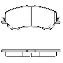 Колодки тормозные передние (оригинал) Nissan Teana L33 '2014- (Ниссан Теана L33-J33)