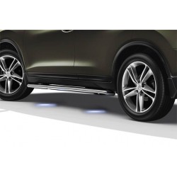 Боковые дуги с подсветкой Nissan X-Trail T32 '2015- (Ниссан Икс-Трейл T32)