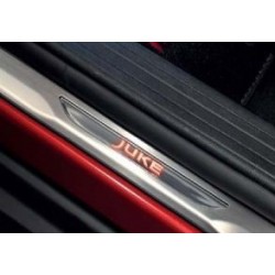 Накладки на пороги дверей с подсветкой (4шт.перед+зад.) Nissan Juke F15 '2010- (Ниссан Жук F15 (2011-)