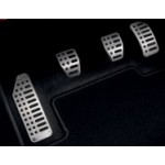 Накладки на педали алюминиевые (АКПП) Nissan Sentra B17 '2014- (Ниссан Сентра B17)