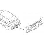 Панель кузова задняя Nissan Tiida C11X '07- (седан) (Ниссан Тиида C11)